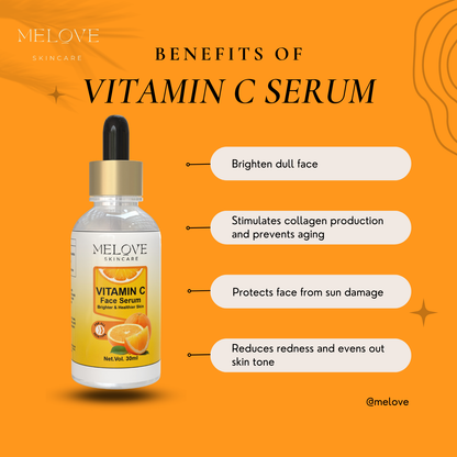 10% Vitamin C Face Serum For Daily Brightness